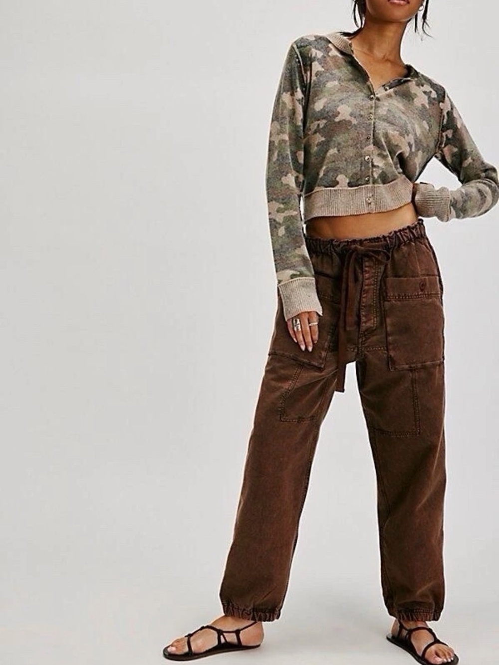 Free People River Stone Pants Size S NWT - Picture 12 of 13